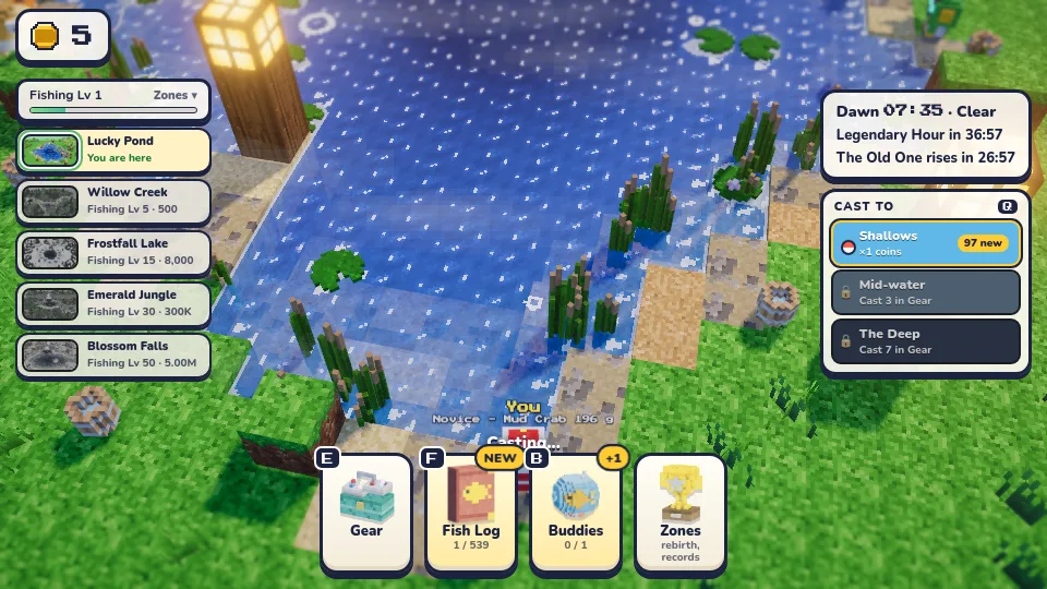 Lucky Pond: cover picture